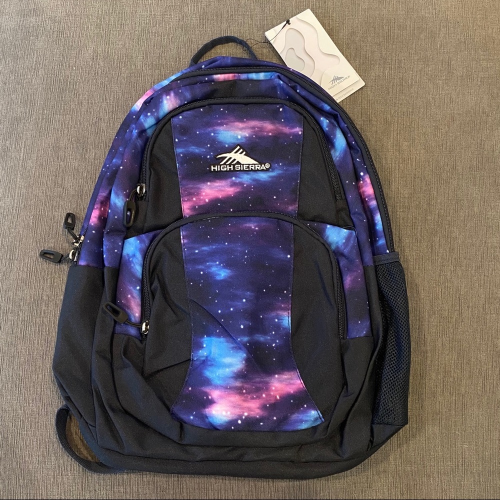 HIGH SIERRA Pinovia Tech Backpack  Galaxy Stars